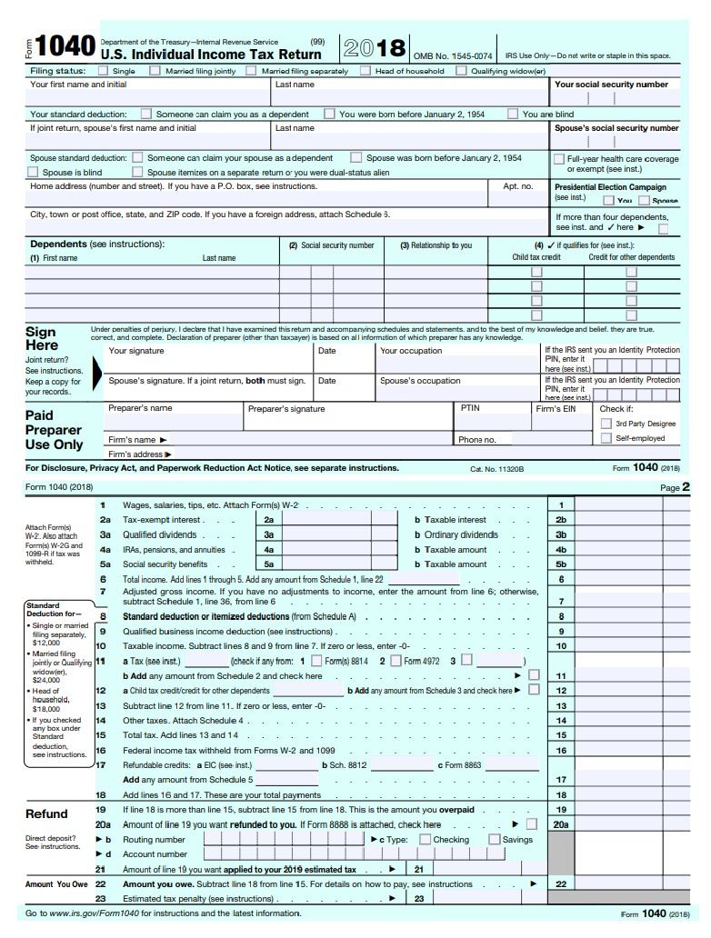 Form1040allpages PriorTax Blog